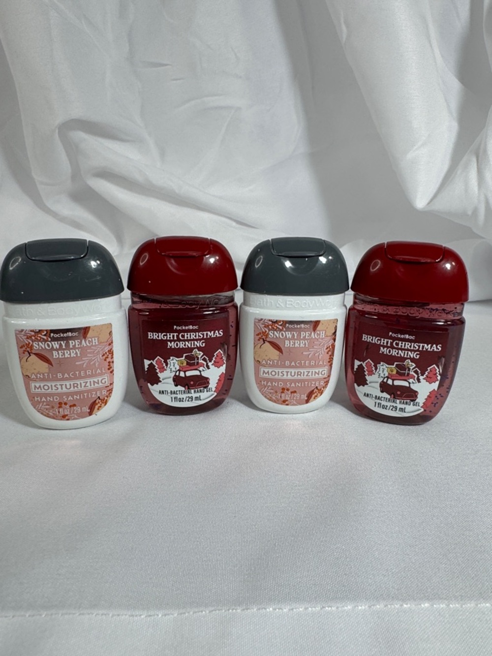 Bath & Body Works PocketBac Hand Sanitizers - Red & White
